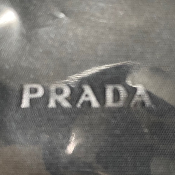 Prada eyeglass box & cleaning cloth. Black textured box, silver “Prada”, NWOT - Picture 8 of 8